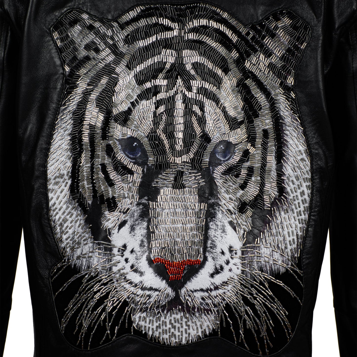 Panthera Luxe Pearl Leather Jacket