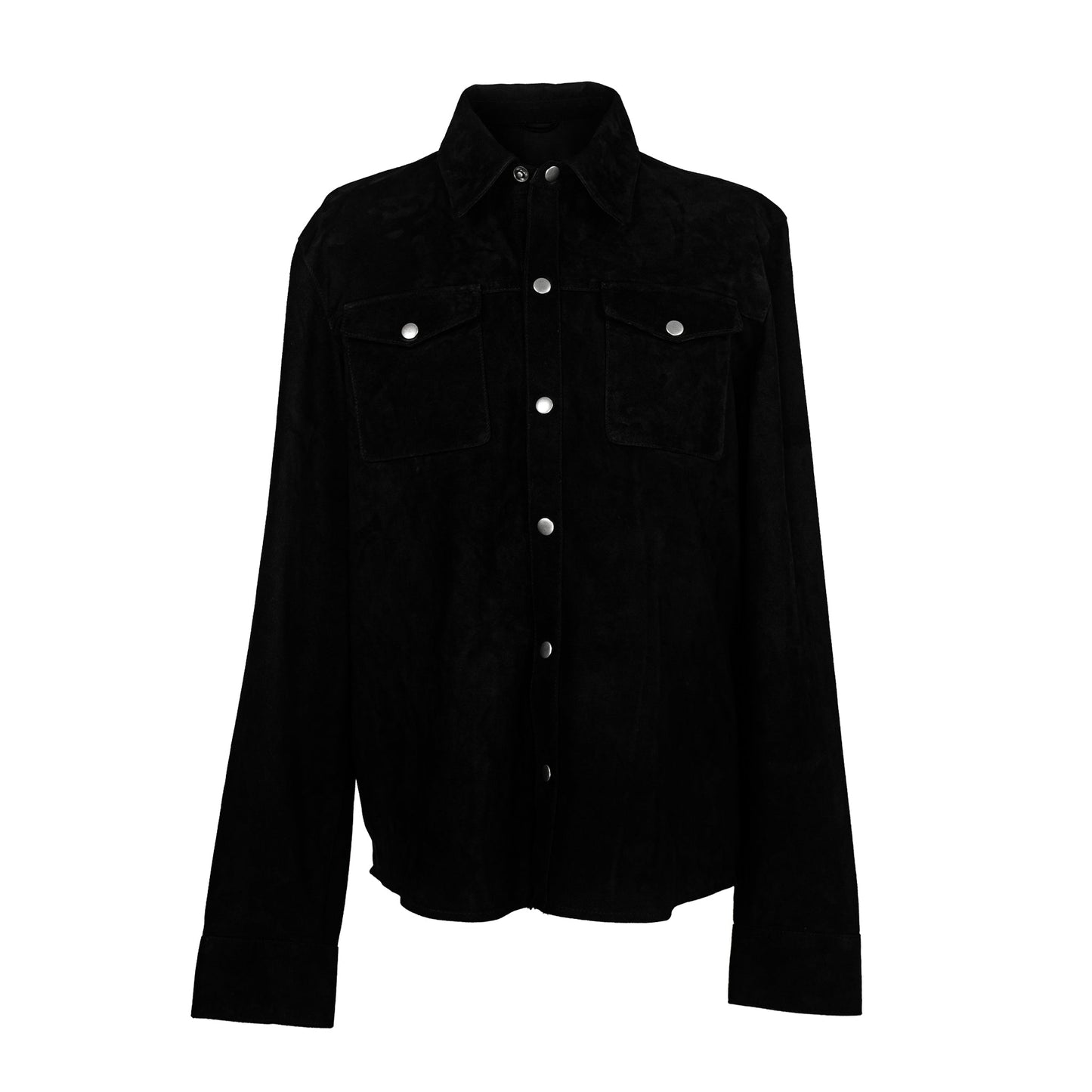 Blackout Goat Suede Shirt