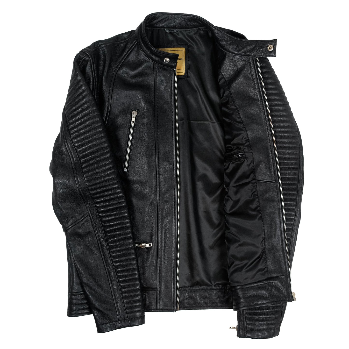 Roadster Quilted Leather Biker Jacket