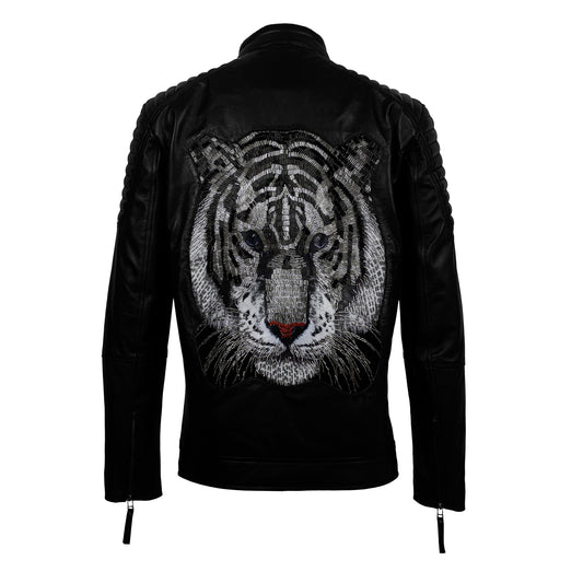 Panthera Luxe Pearl Leather Jacket
